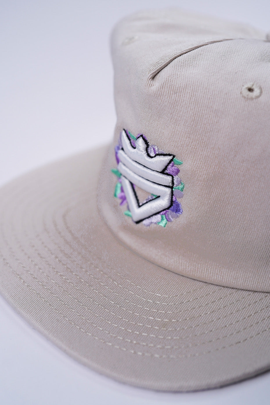 Scump Essentials Floral Dad Hat - White