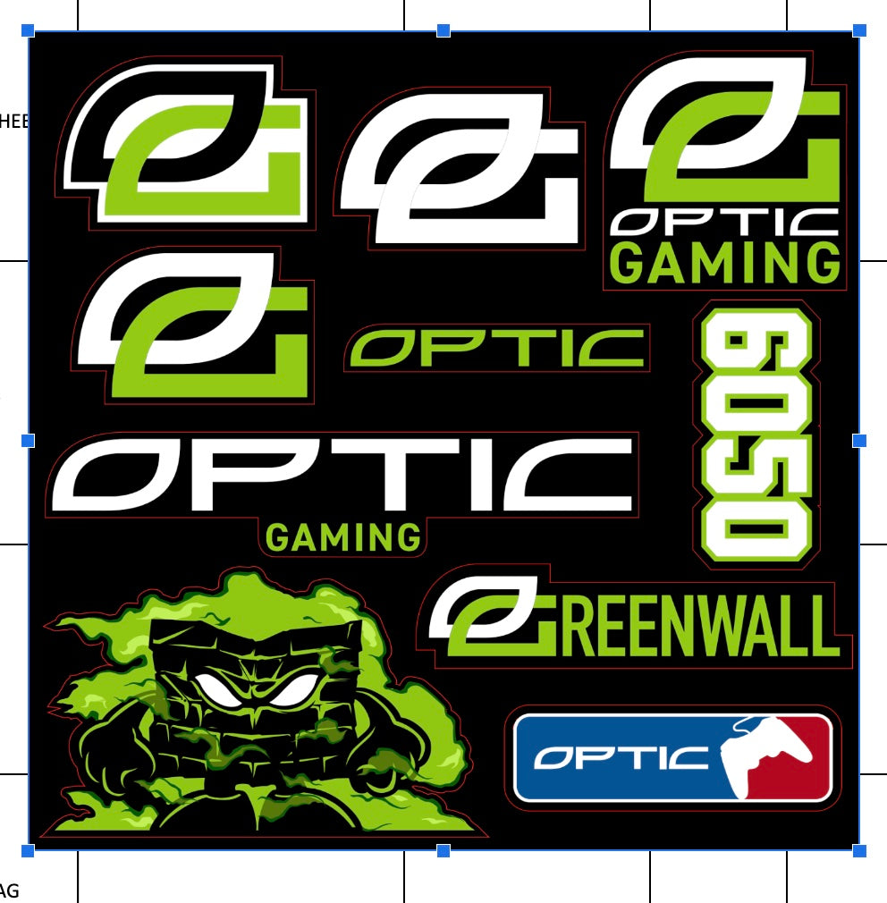 MAJOR III OPTIC GAMING STICKER PACK