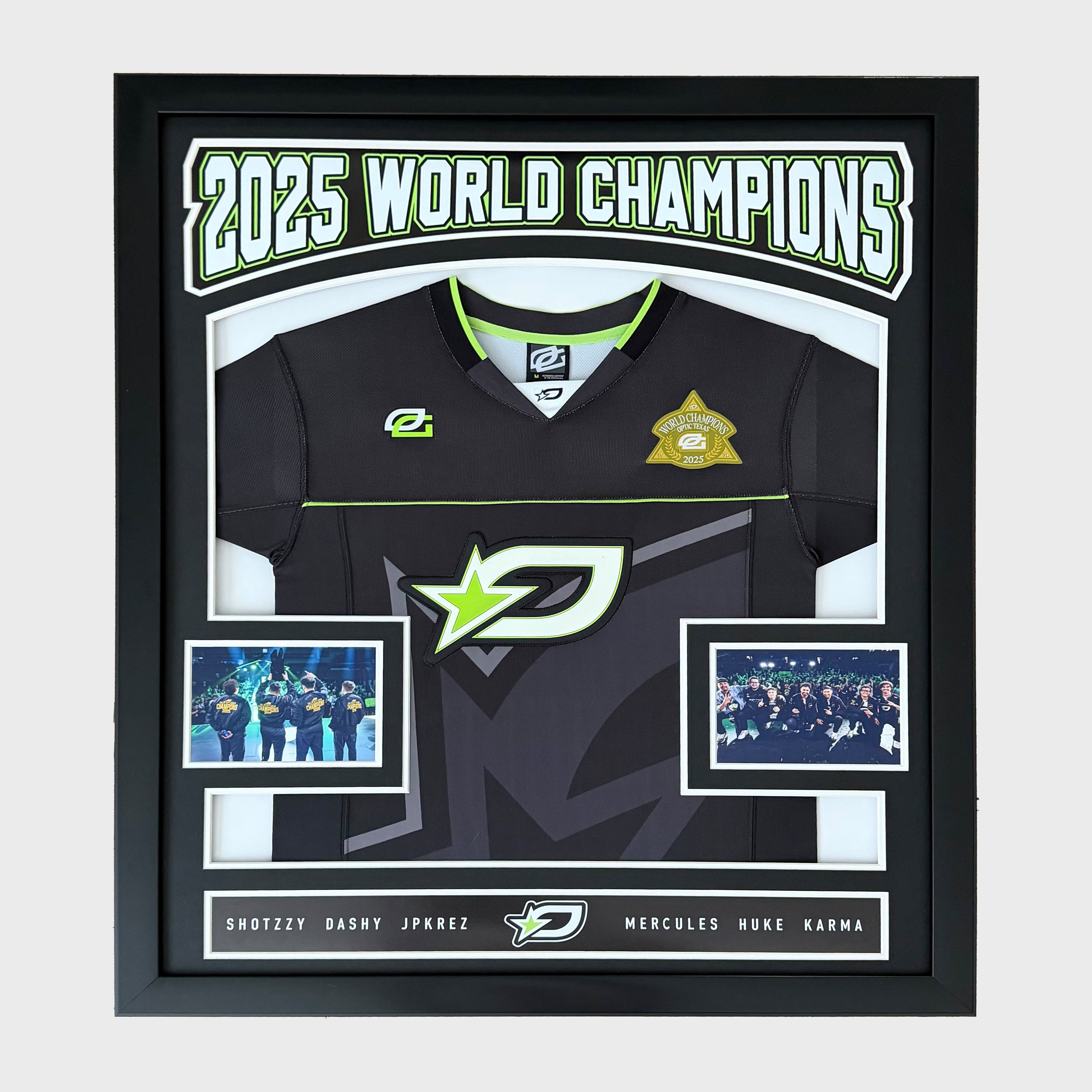 2025 World Championship Framed Jersey