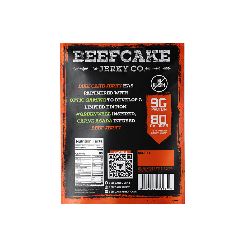 OpTic Carne Asada Beef Jerky