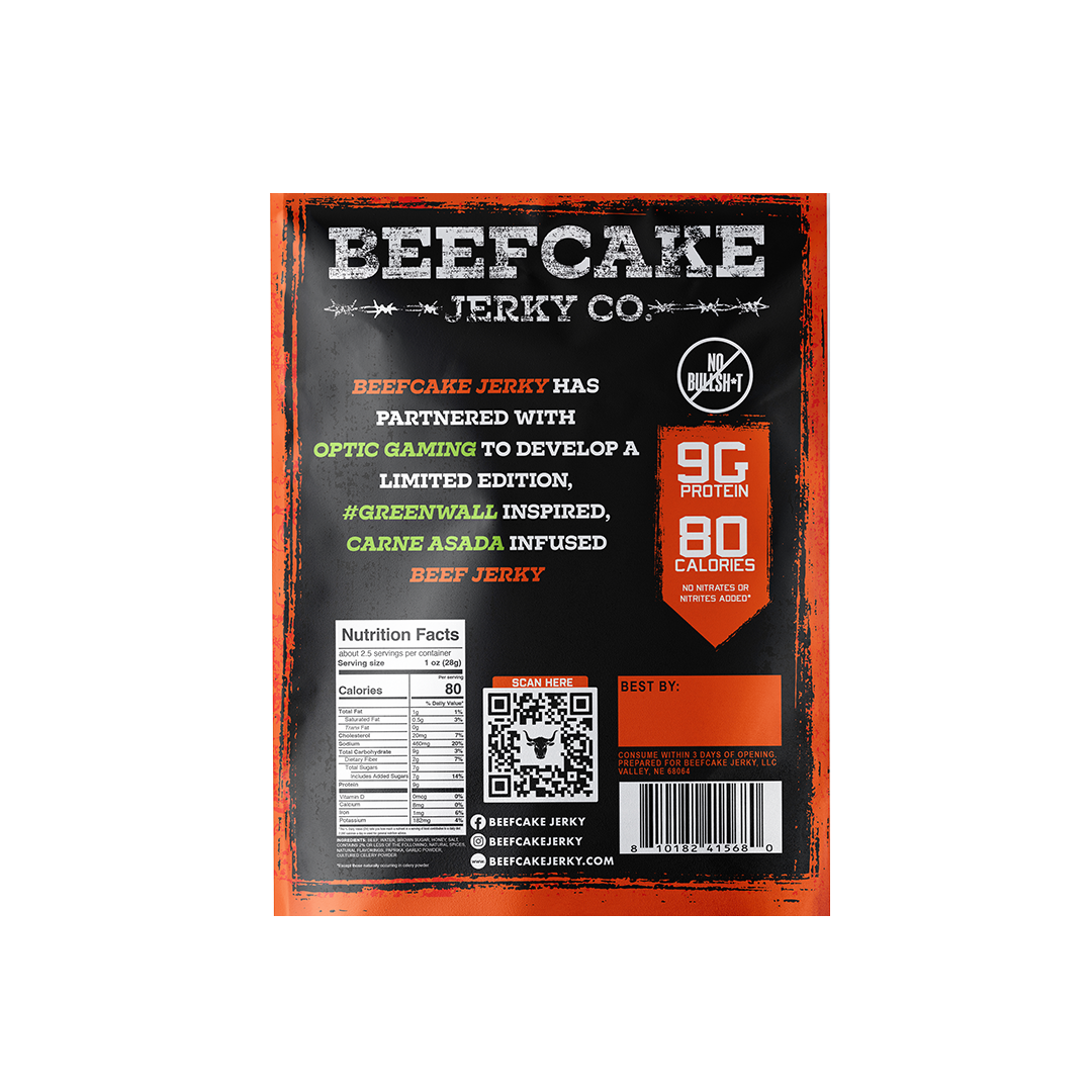 OpTic Carne Asada Beef Jerky