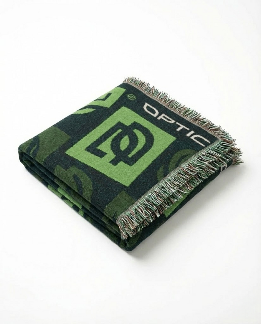 OpTic Throw Blanket in Fern