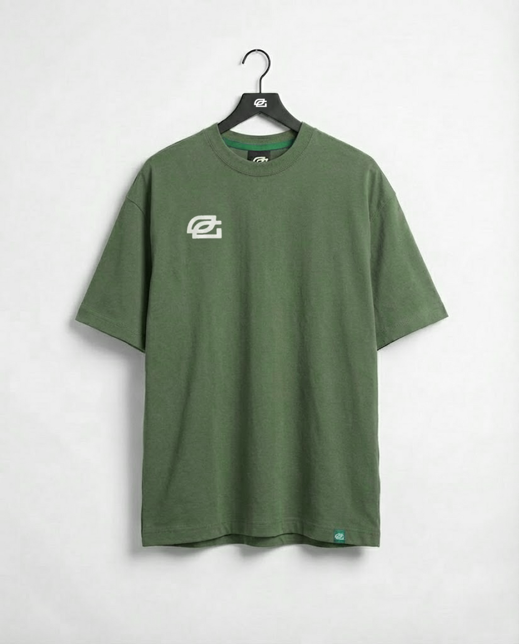 Seasonal Logo Tee in Fatigue Green