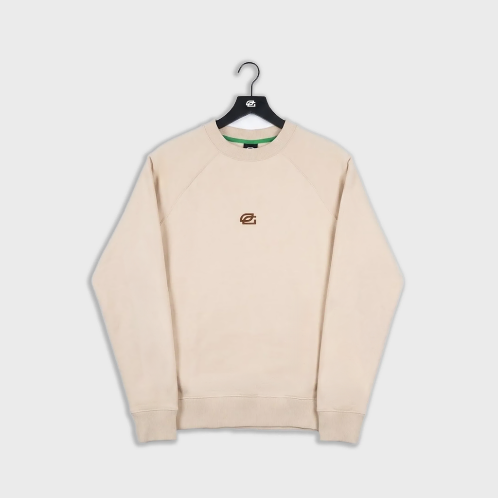 Cream Logo Crewneck