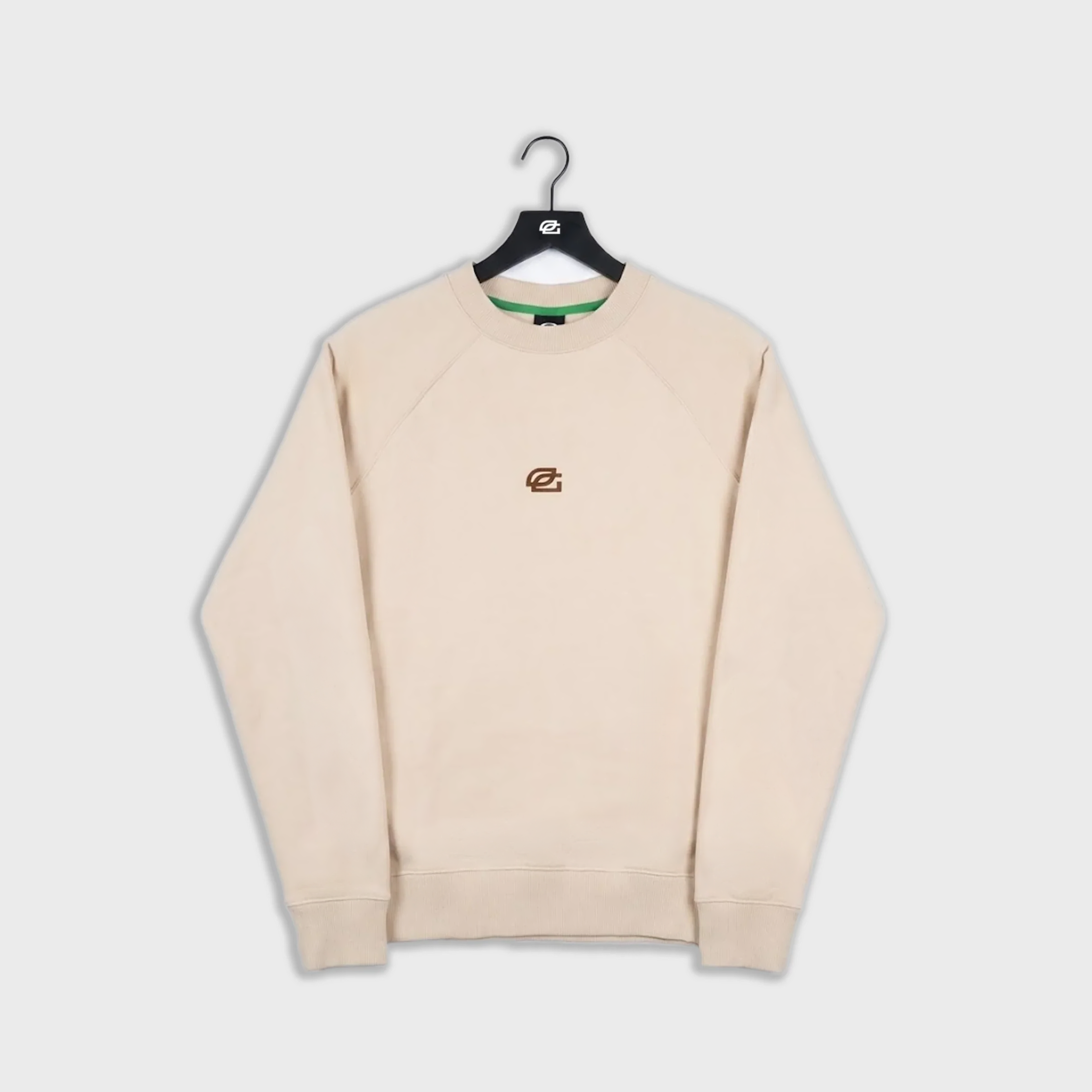Cream Logo Crewneck