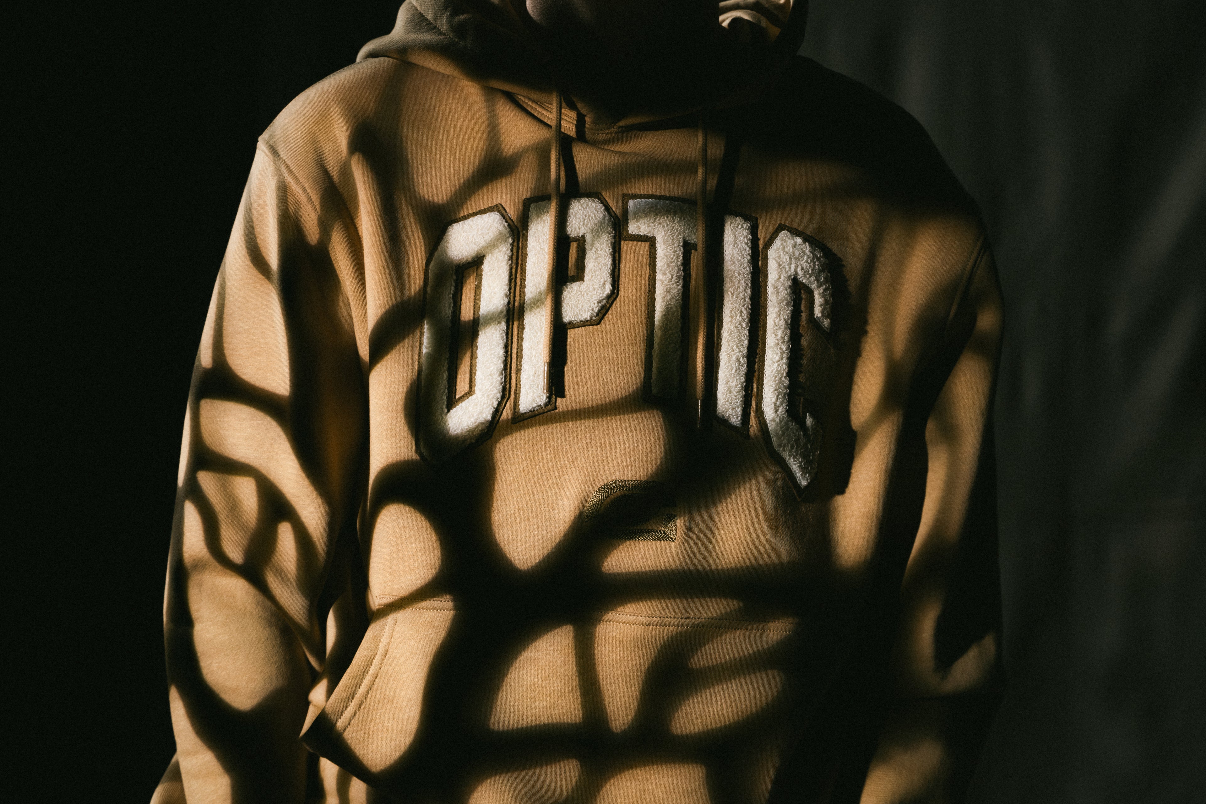 Khaki Micro Chenille Hoodie