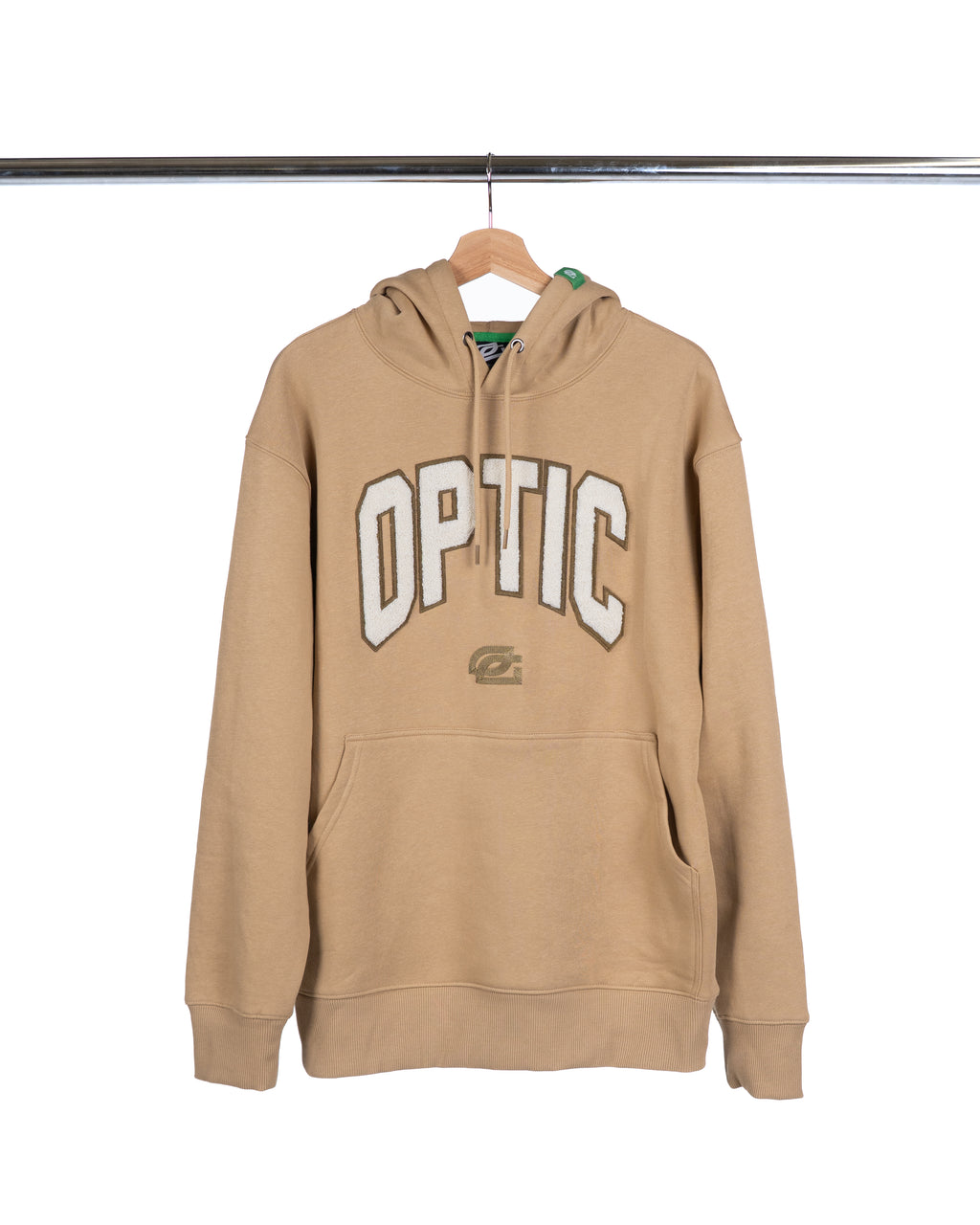 Khaki Micro Chenille Hoodie