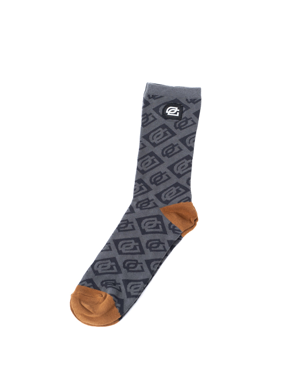 Obsidian Checkerboard Logo Sock