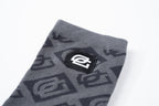 Obsidian Checkerboard Logo Sock