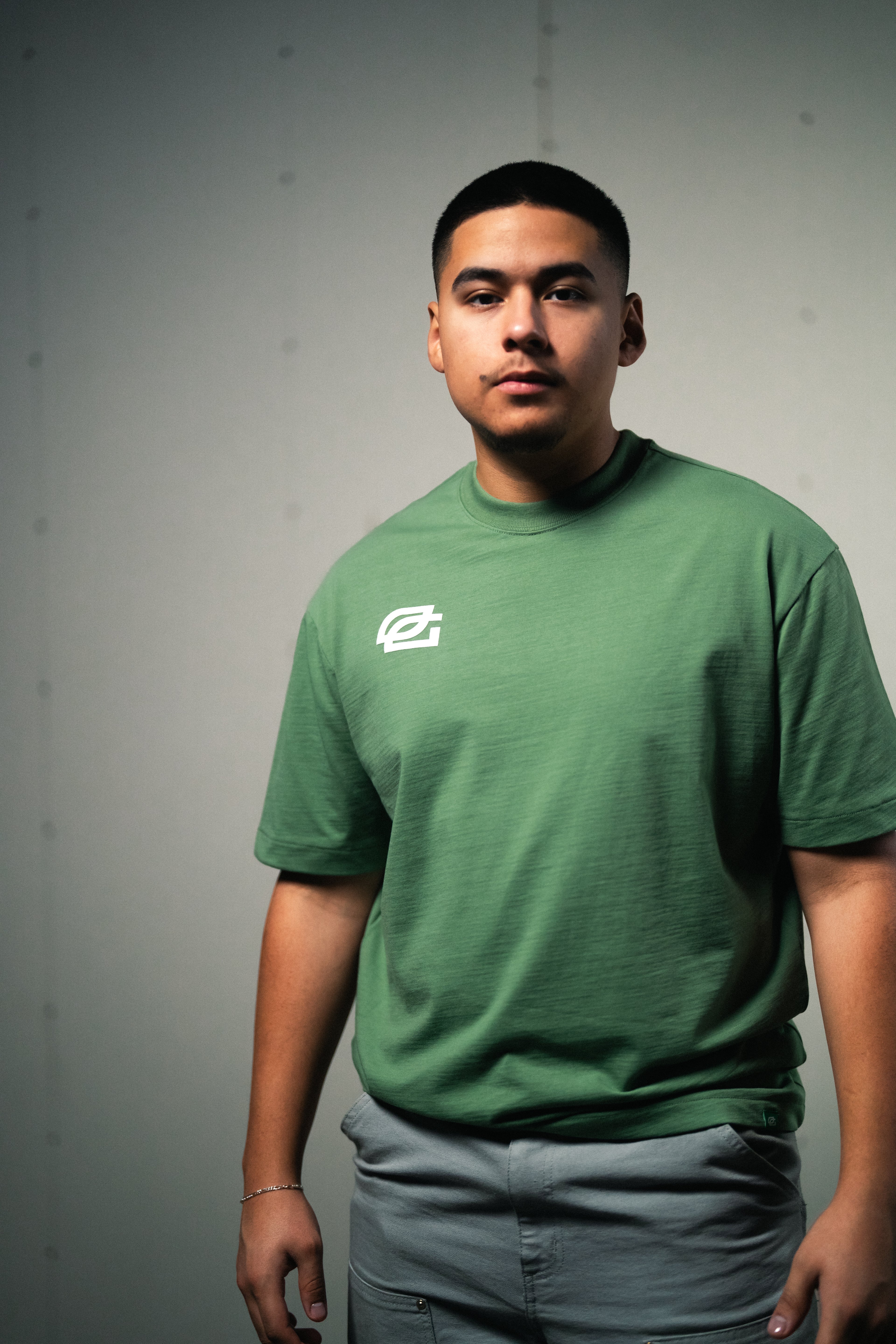 Seasonal Logo Tee in Fatigue Green