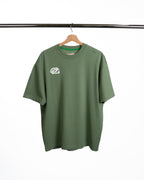Seasonal Logo Tee in Fatigue Green