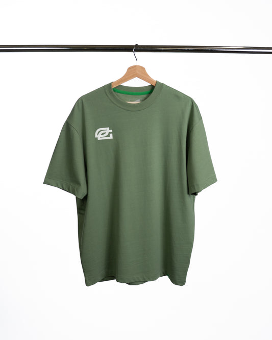 Seasonal Logo Tee in Fatigue Green