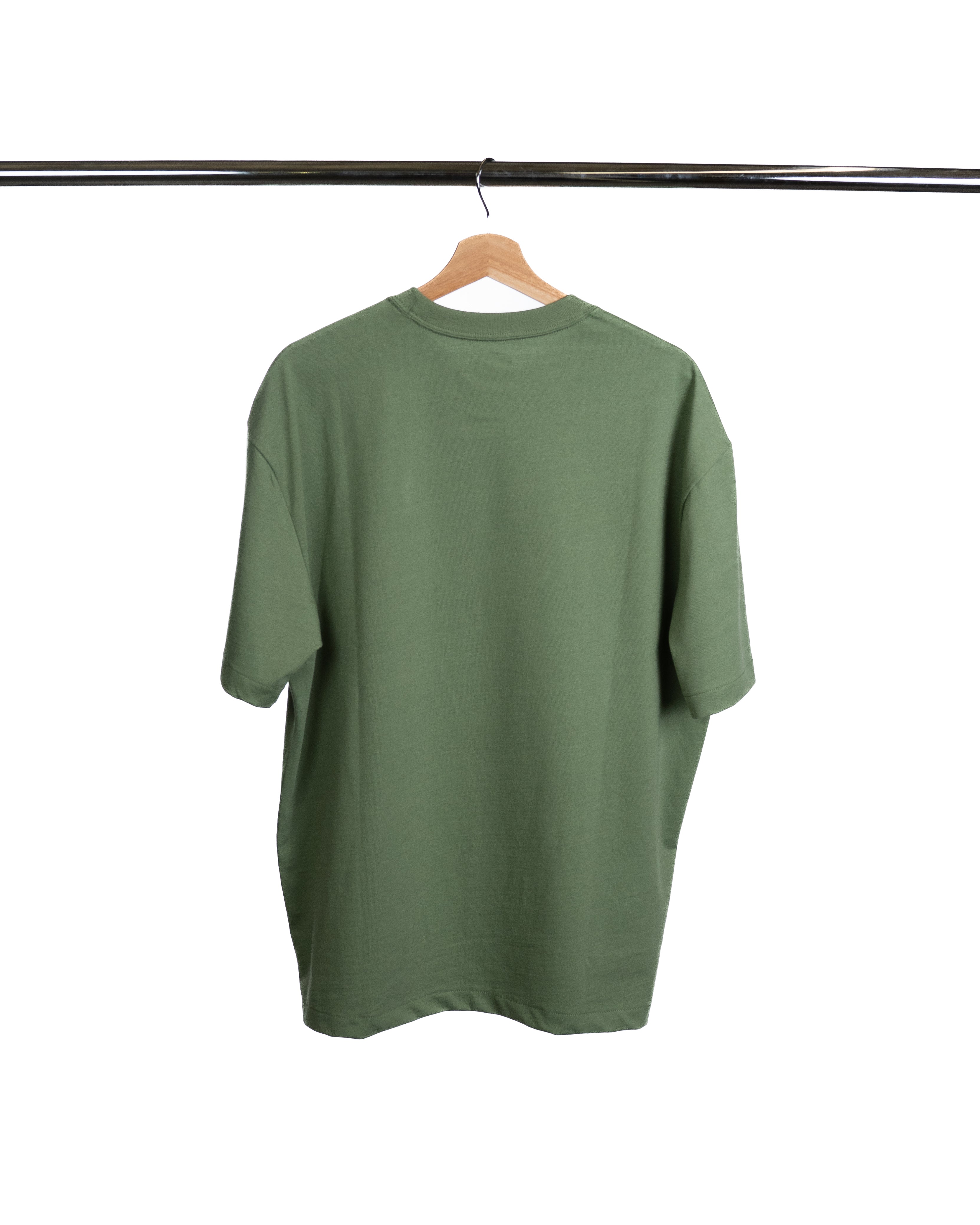 Seasonal Logo Tee in Fatigue Green