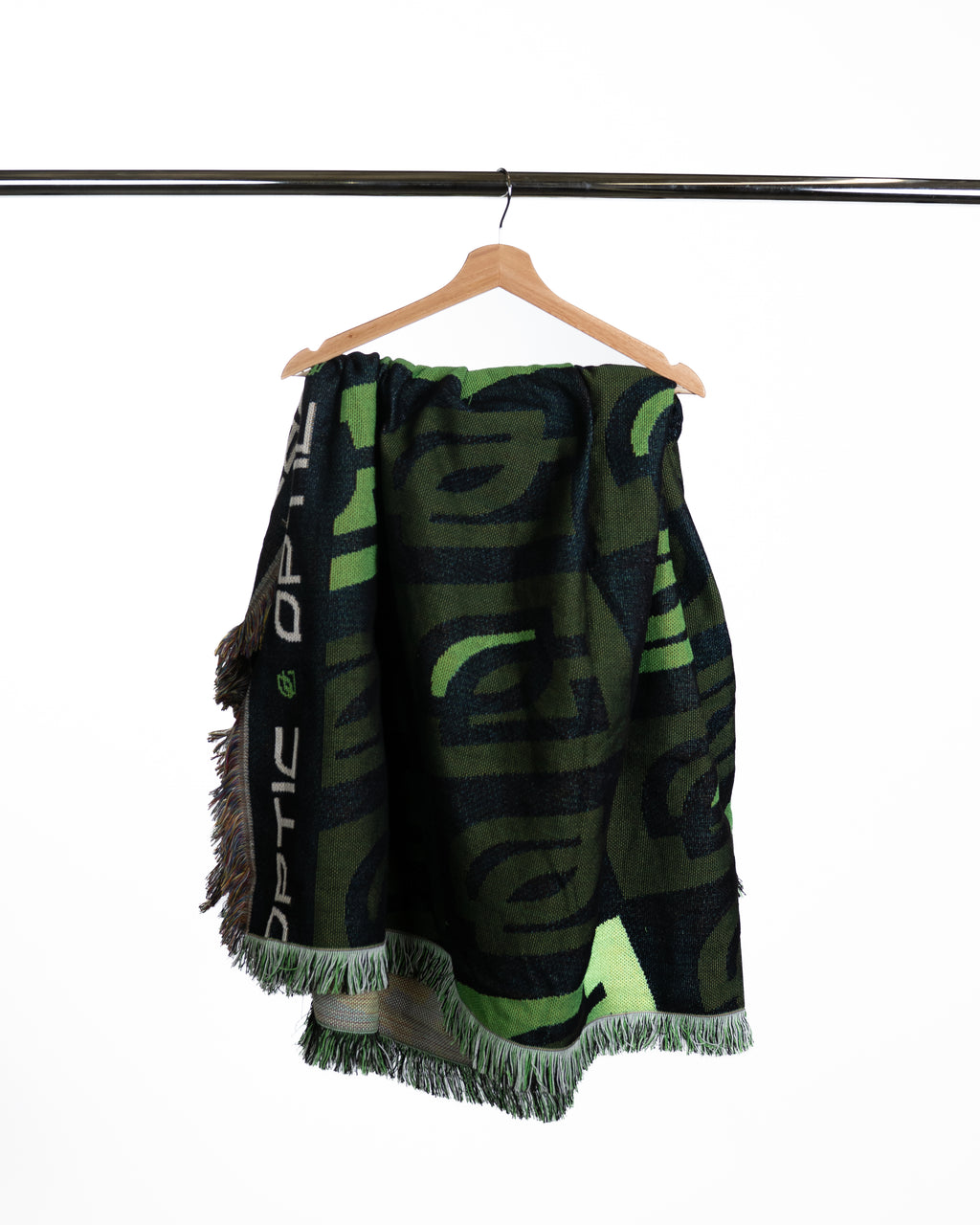 OpTic Throw Blanket in Fern