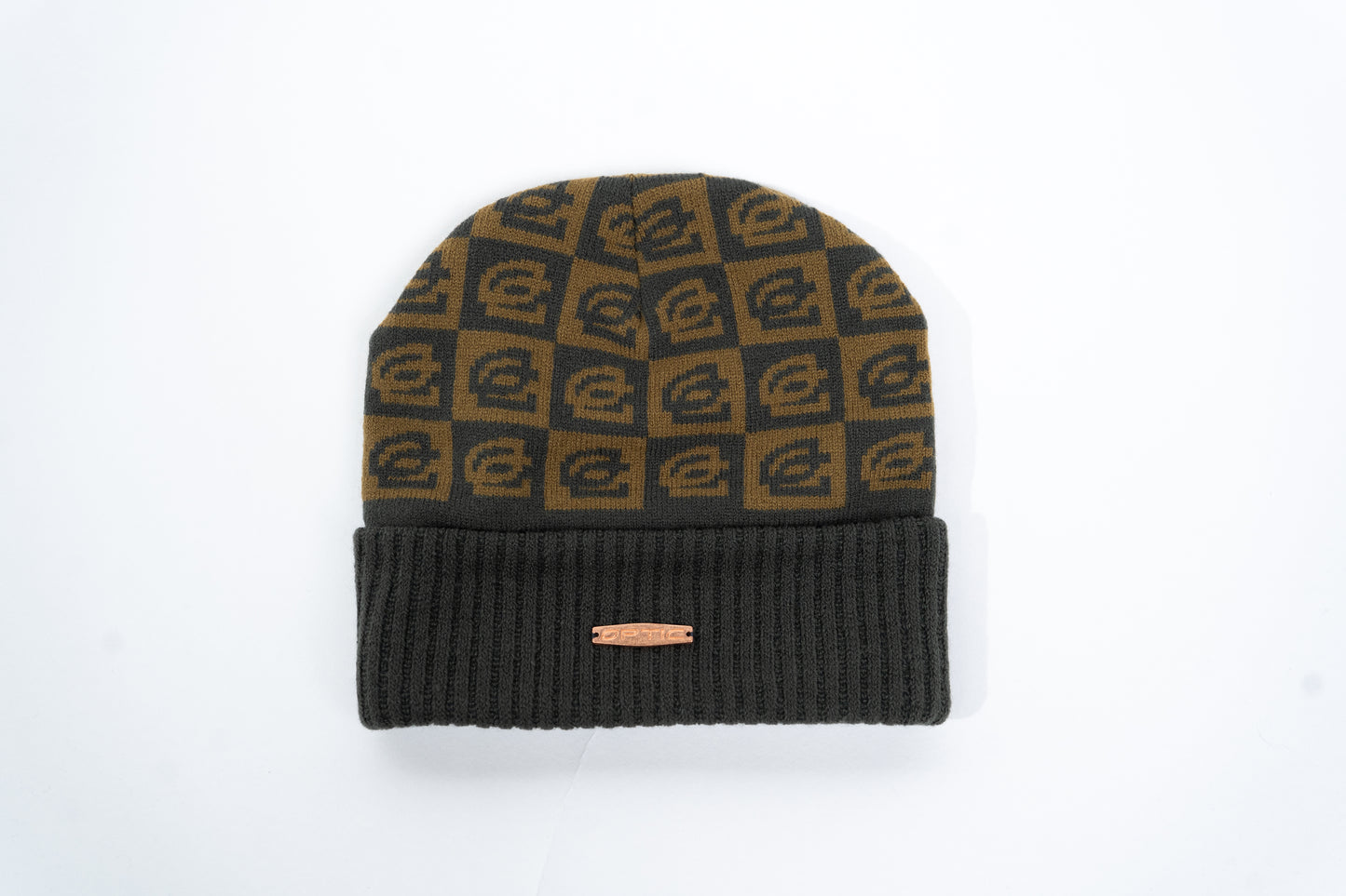 OpTic Logo Beanie in Elmwood Brown