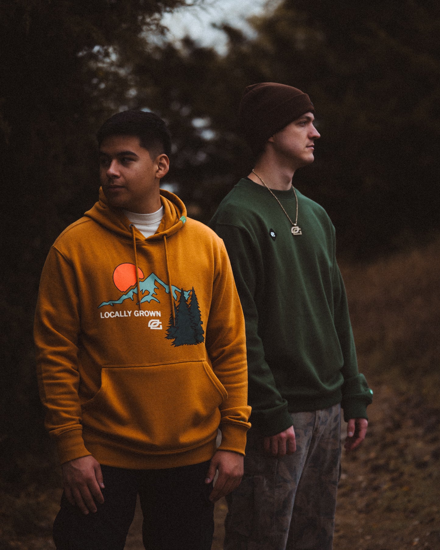 GL Fall Athletic Crewneck (Forest)