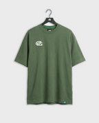Seasonal Logo Tee in Fatigue Green