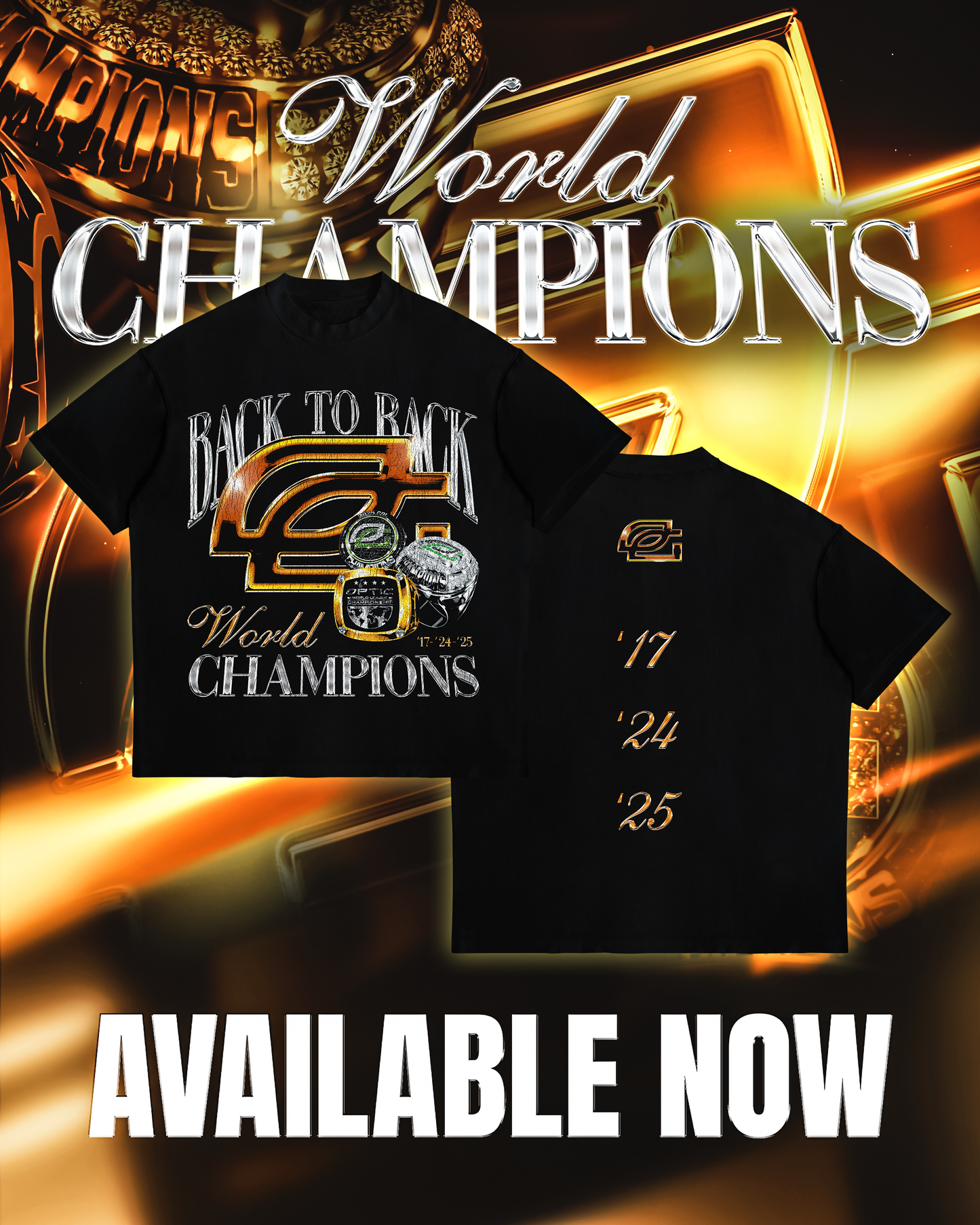 Back-To-Back Champs T-Shirt [Pre-Order]