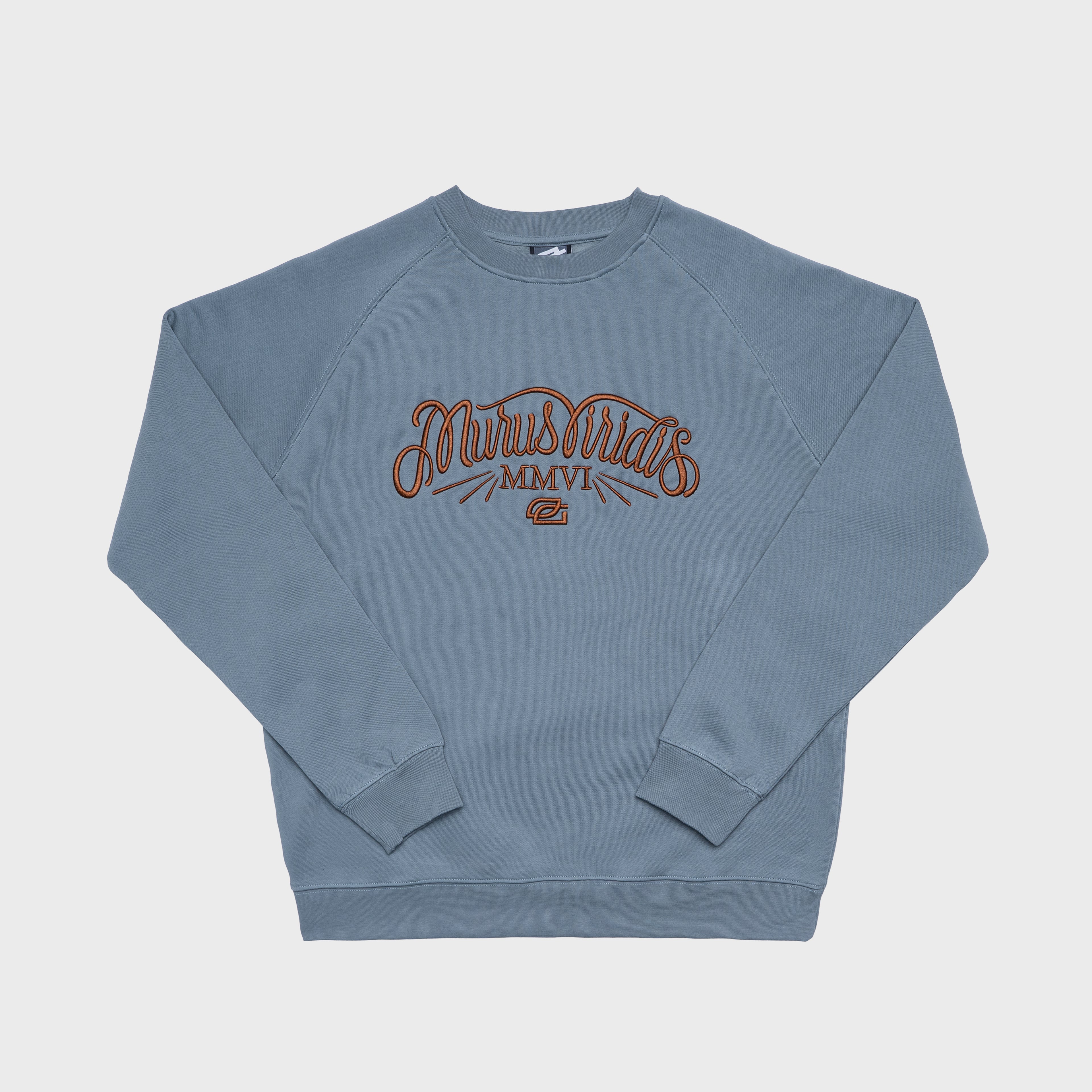 Blue Murus Viridis Crewneck