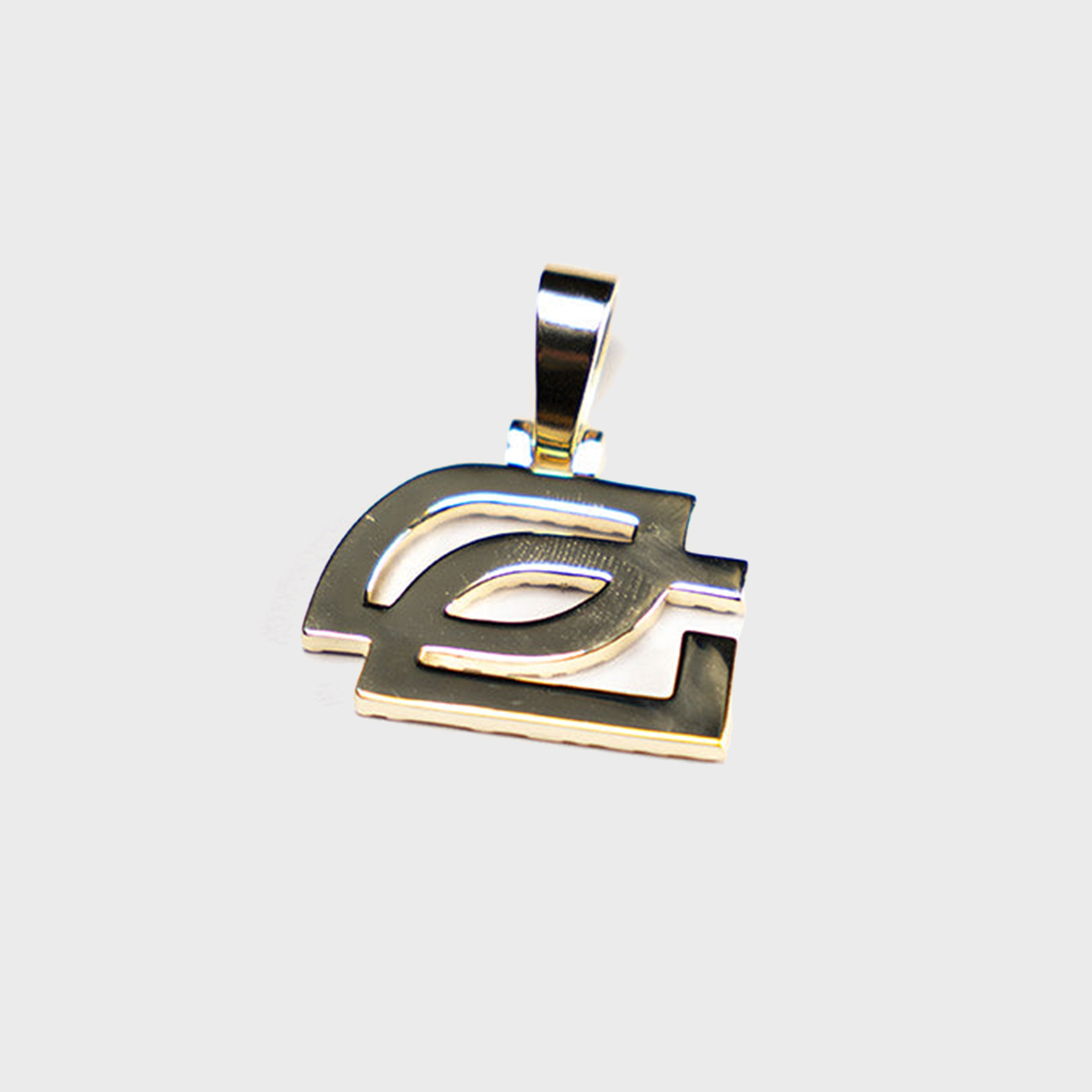 OpTic Day Gold Pendant & 5mm Cuban Chain