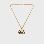 OpTic Day Gold Pendant & 5mm Cuban Chain