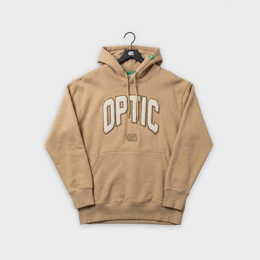 Khaki Micro Chenille Hoodie