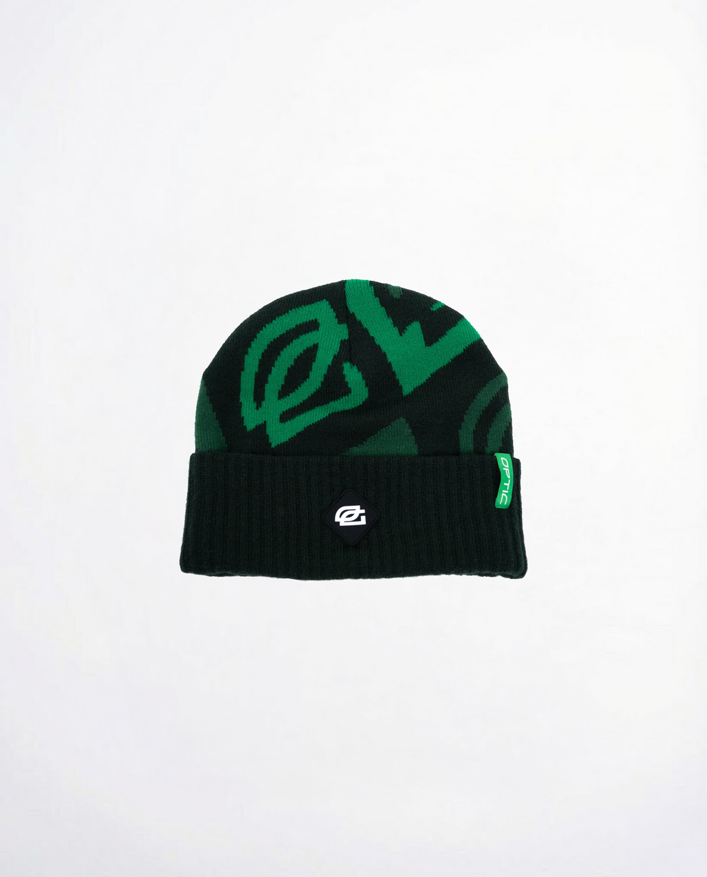 OpTic Logo Beanie in Fern Green