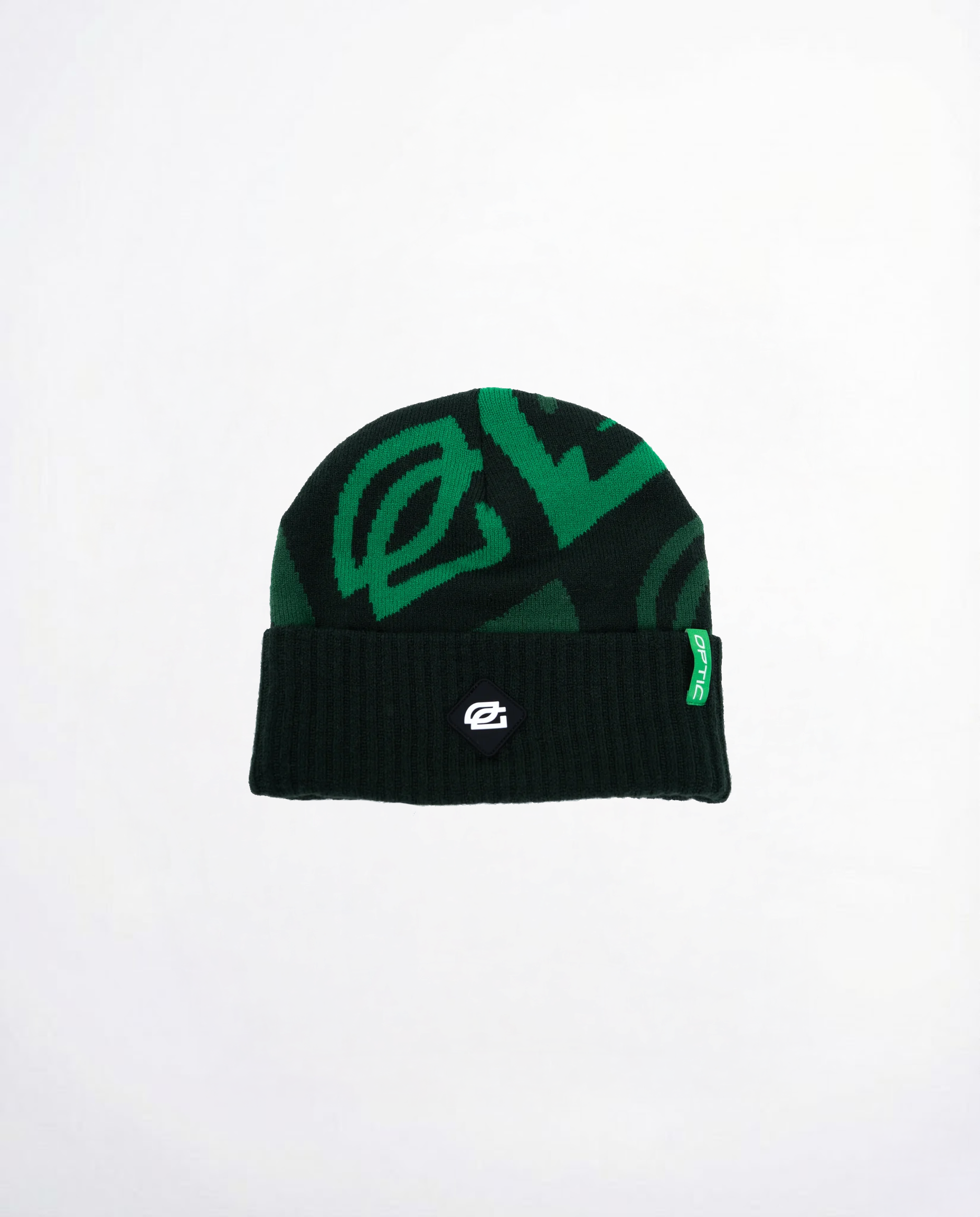 OpTic Logo Beanie in Fern Green
