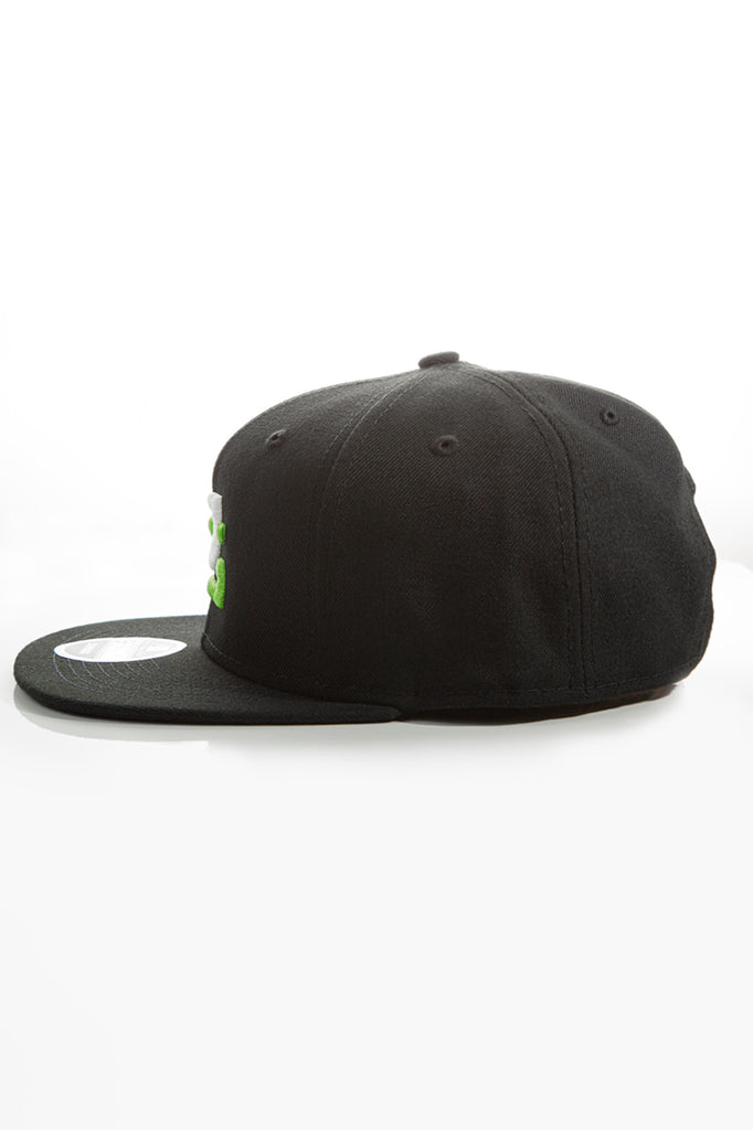 Green Label Standard Hat Right Side with flat bill